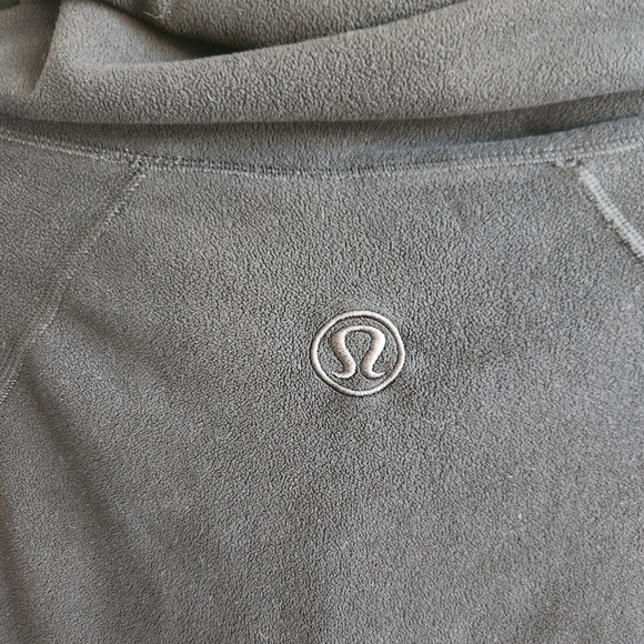 Lululemon Don't Hurry Be Happy Fleece Sweatshirt Sz 6 - Picture 9 of 15